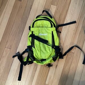 Quest Neon Green Daypack Backpack